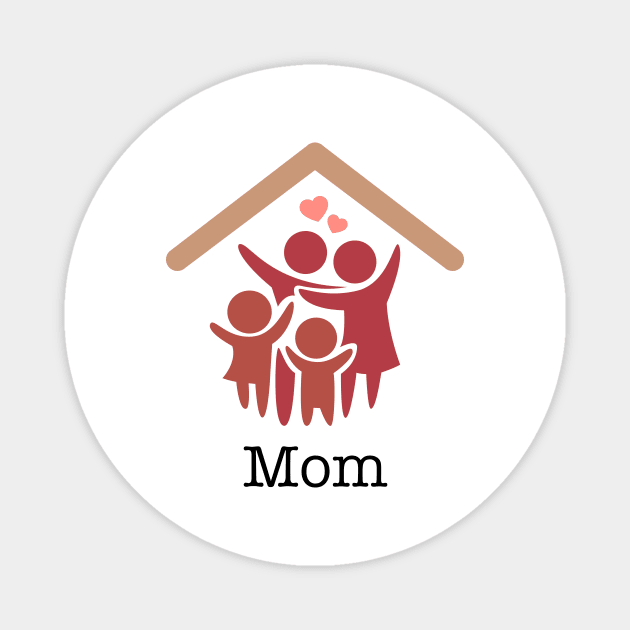 Same Household - Mom Magnet by OrtegaSG